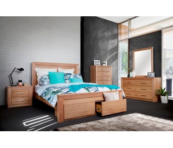Leura Timber Bed Frame with...