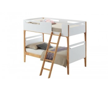 Hayes White Oak Kids Bunk Bed