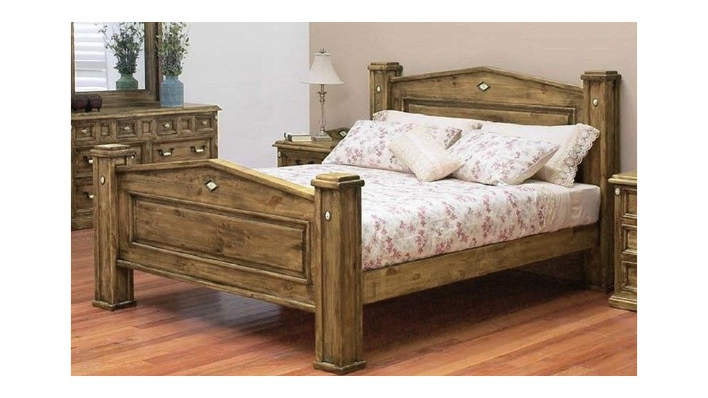 Suffolk Pine Timber Bed