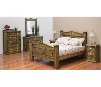 Suffolk Pine Timber Bed