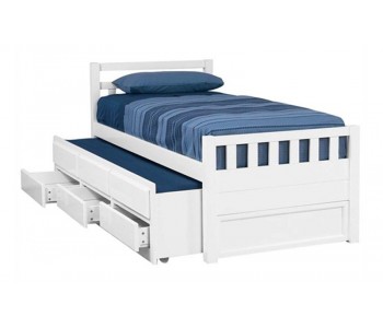 Kruz Kids Timber Storage Bed with Trundle