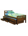 Kruz Kids Timber Storage Bed with Trundle Kruz Kids Timber Storage Bed with Trundle