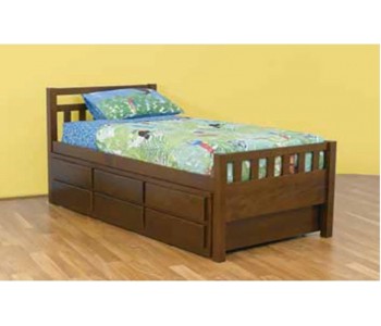 Kruz Kids Timber Storage Bed with Trundle