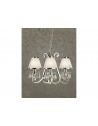 Luxuria 3 Light Chandelier