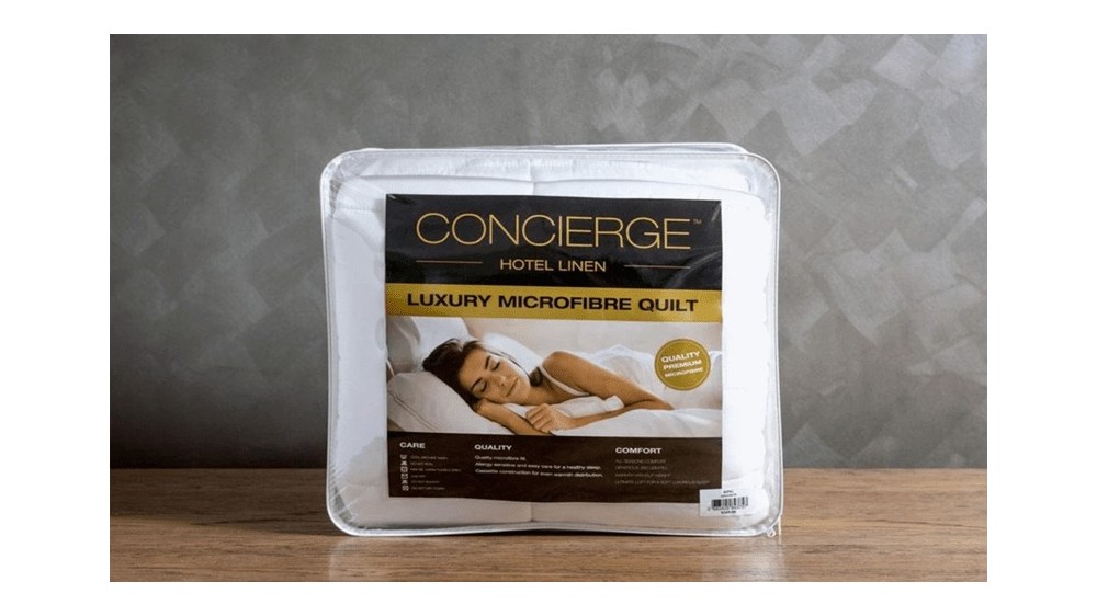 Concierge Hotel Linen Luxury Microfibre Quilt Concierge Hotel Linen Luxury Microfibre Quilt