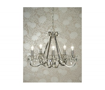 Luxuria 5 Light No Shade Chandelier