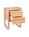 Boston Custom Timber 2 Drawers Bedside