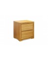 Audi Timber Bedside - 2 Drawers Audi Timber Bedside - 2 Drawers