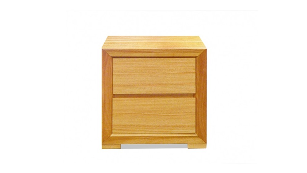 Audi Timber Bedside - 2 Drawers Audi Timber Bedside - 2 Drawers