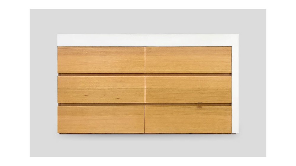Vanessa  Custom 6 Drawer Timber Dresser