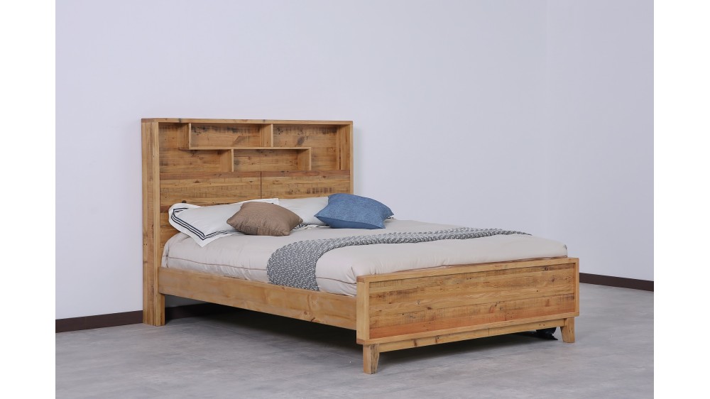 Frobe Timber Bookshelf Bed Frame Frobe Timber Bookshelf Bed Frame