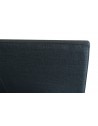 Rio Upholstered Kids Bed with Wooden Legs - Navy