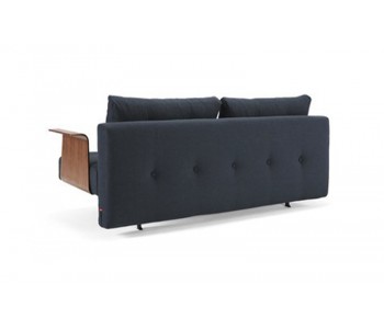 Recast Double Sofa Bed with Walnut Arms - Innovation Living