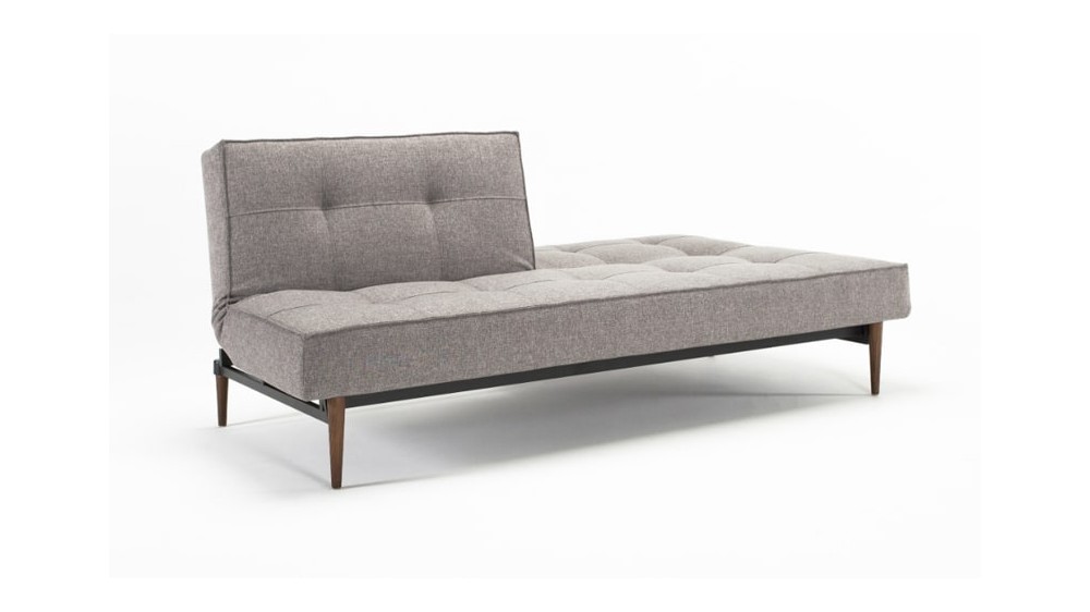 Splitback King Single Sofa Bed with Dark Styletto Legs - Innovation Living