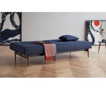 Splitback King Single Sofa Bed with Dark Styletto Legs - Innovation Living