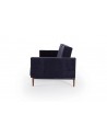 Splitback King Single Sofa Bed with Fabric Arms with Dark Styletto Legs - Innovation Living