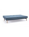 Splitback King Single Sofa Bed with Oak Stem Legs - Innovation Living Splitback King Single Sofa Bed with Oak Stem Legs - Innovation Living