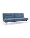 Splitback King Single Sofa Bed with Oak Stem Legs - Innovation Living Splitback King Single Sofa Bed with Oak Stem Legs - Innovation Living