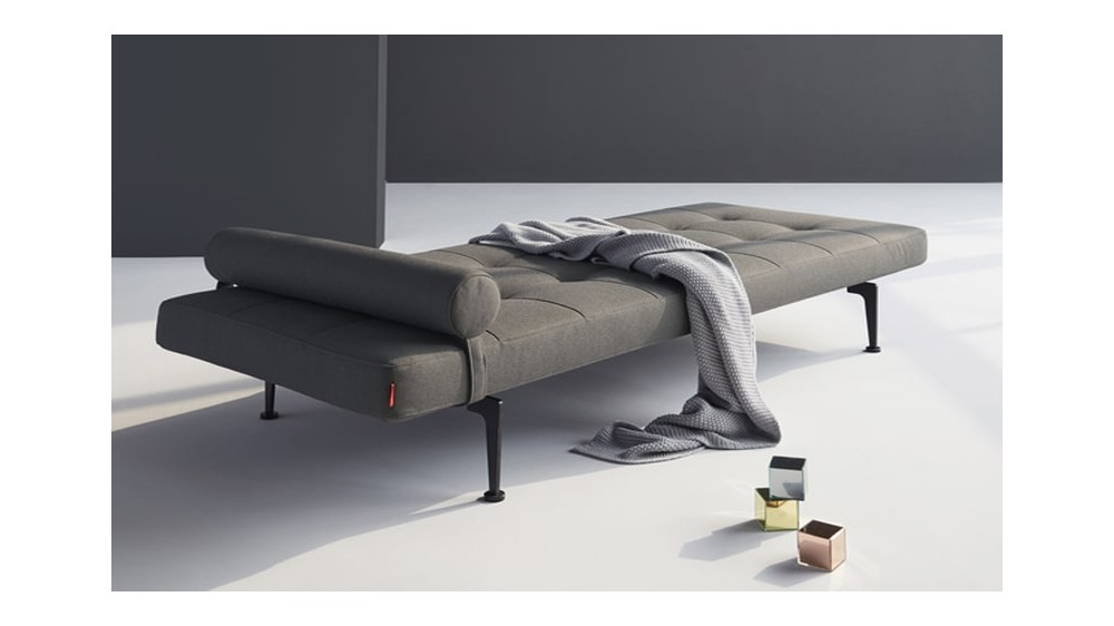 Napper Single Daybed with Black Matt Legs - Innovation Living Napper Single Daybed with Black Matt Legs - Innovation Living