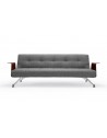 Clubber King Single Sofa Bed with Walnut Arms - Innovation Living Clubber King Single Sofa Bed with Walnut Arms - Innovation Living