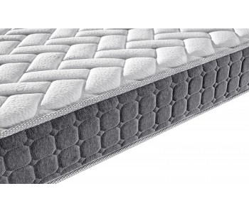 Comfort Plus Mattress + Alfi Upholstered Slat Bed Frame