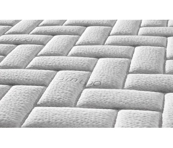 Comfort Plus Mattress + Alfi Upholstered Slat Bed Frame