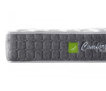 Comfort Plus Mattress + Alfi Upholstered Slat Bed Frame