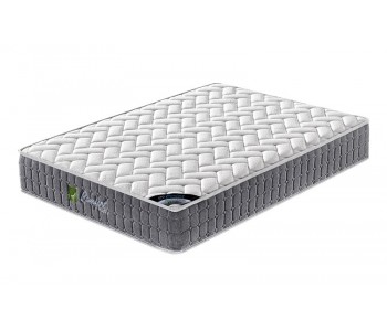 Comfort Plus Mattress + Alfi Upholstered Slat Bed Frame