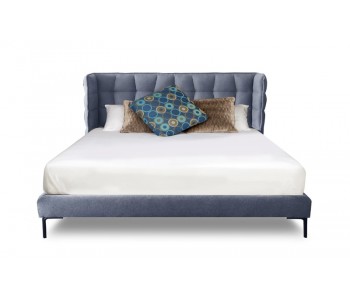 Comfort Plus Mattress + Alfi Upholstered Slat Bed Frame