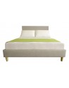OP Deluxe Pillow Top Mattress + Rio Upholstered Bed Frame with Wooden Legs OP Deluxe Pillow Top Mattress + Rio Upholstered Bed Frame with Wooden Legs