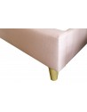 OP Deluxe Pillow Top Mattress + Rio Upholstered Bed Frame with Wooden Legs OP Deluxe Pillow Top Mattress + Rio Upholstered Bed Frame with Wooden Legs