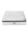 Bondi Timber Upholstered Bed Frame + City Range Medium Soft Pocket Spring Mattress