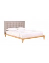 Bondi Timber Upholstered Bed Frame + City Range Medium Soft Pocket Spring Mattress