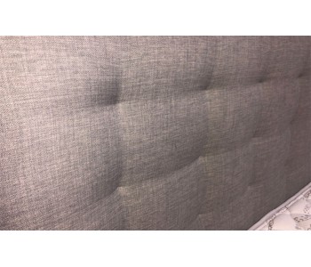 Bondi Timber Upholstered Bed Frame + City Range Medium Soft Pocket Spring Mattress