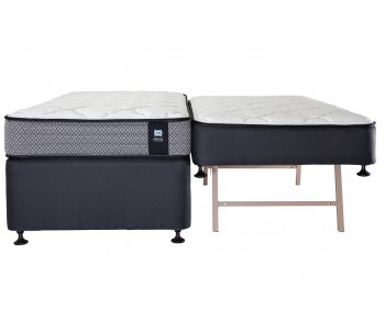 Sealy Singles Quattro Trundle Bed with Trent Mattress