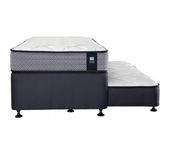 Sealy Singles Quattro Trundle Bed with Trent Mattress