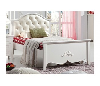 Iris White Bed Frame
