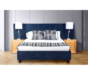 Panelled Custom Upholstered...