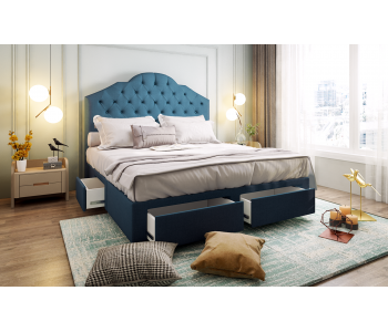 Nottingham Custom Bed with...