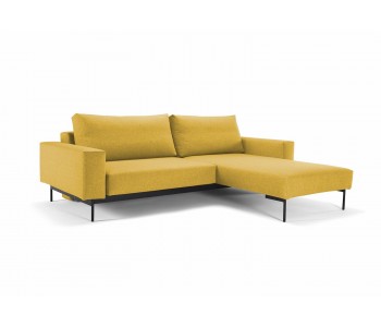 Bragi Chaise Double Sofa Bed With Arms