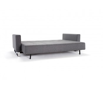 Cassius Deluxe Double Sofa Bed with Chrome Legs