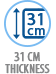 31cm